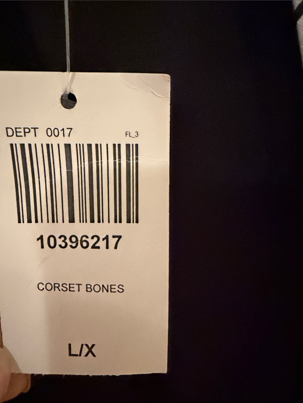 Hot Topic Lovesick Black and White Skeleton Corset Top - Picture 8 of 10
